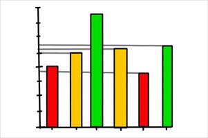 Business Performance Table Chart vector