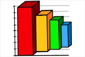 Corporate Data Table Chart vector