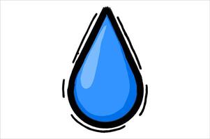 A Single Drop of Water vector