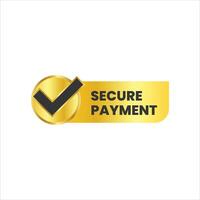 Secure payment icon illustration vector