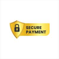 Secure payment icon illustration vector