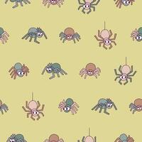 Spider Seamless Pattern Background for Print Fabric Surface Fashion Wrapping vector