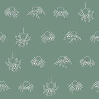 Outline Spider Seamless Pattern Background for Print Fabric Surface Fashion Wrapping vector