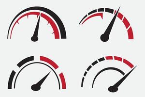 set of speedometer good for sticker, decals, logo, icon, element design, etc vector