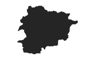 illustration of Andorra map vector