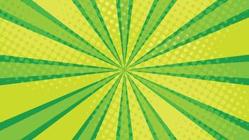 abstract background with festive green sunburst and dot pattern decoration vector