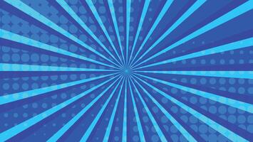 abstract background with festive blue sunburst and dot pattern decoration vector