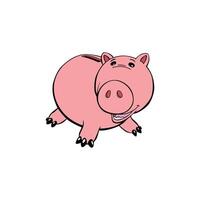 Hamm Pig Character vector