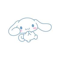 Happy Cinnamon Roll vector