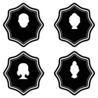 Minimalist Cadre Frame Set vector