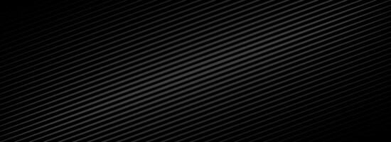 Black oblique straight line background. Elegant dark linear abstract wallpaper. Luxury stripe gradient texture. Grey diagonal line backdrop for flyer, banner, poster, cover, presentation vector