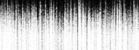 Grunge halftone scratch background. Fading grit noise texture. Dotted pop art sandy wallpaper. Retro pixelated backdrop. Anime or manga style comic overlay. Graphic design halfton template vector