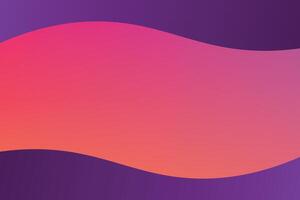 Colorful abstract background with a gradient effect and wavy shape design concept banner. vector