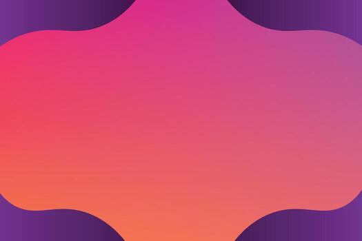 Abstract gradient background with wavy shape design banner. vector