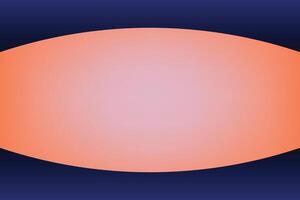 Abstract background gradient orange glowing effect with dark wavy shape banner design. vector