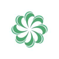Propeller Flower Pattern Logo Template Illustration Design. EPS 10. vector