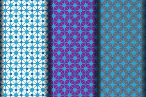Square style geometric pattern design element. vector