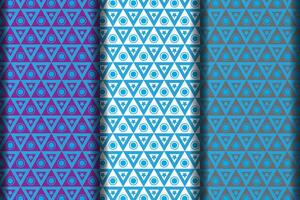 Customize seamless pattern design template. vector