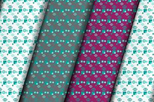 Geometric pattern design element. vector