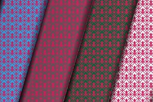 Flower style seamless pattern design. vector
