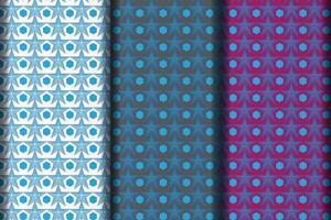 Polygon style seamless pattern design template. vector