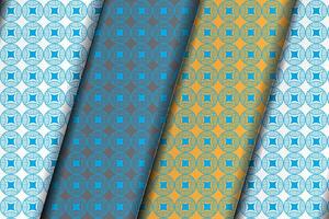 Circle style geometric pattern design. vector