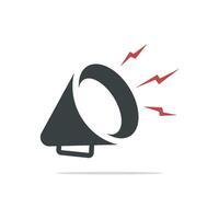 Megaphone Icon Logo Template Illustration Design. EPS 10. vector