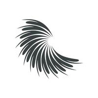 Abstract Feather Decorative Logo Template Illustration Design. EPS 10. vector