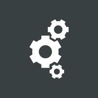 Machinary Gear Icon Logo Template Illustration Design. EPS 10. vector