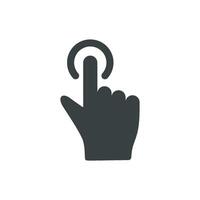 Fingerprint Gesture Scanning Icon template Illustration Design. EPS 10. vector