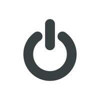Power Button Icon Logo Template Illustration Design. EPS 10. vector