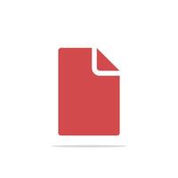Document Paper Sheet Icon Logo Template Illustration Design. EPS 10. vector
