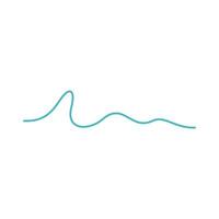 Abstract Hair Lines Template Illustration Design. EPS 10. vector