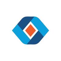 Plaited Abstract Shield Logo Template Illustration Design. EPS 10. vector