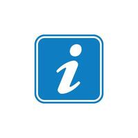 Square Information Icon Sign Illustration Design. EPS 10. vector