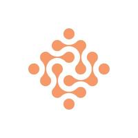 circle combination on a white backgroun vector
