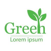Leaf Logo and Symbol Nature Inspired Design vector