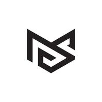 MG or GM monogram logo with a modern and unique design vector