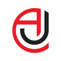 Aj logo design. jA logo vectors. Creative Aj logo template. Fashion, Letters jA logo design. Circle Modern icon simple, graphics design, isolated, digital. Simple royalty icon vector