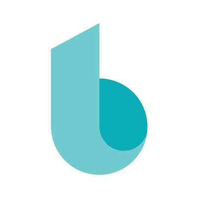 Modern, simple B logo with high legibility for all sizes and media. Perfect for versatile use
