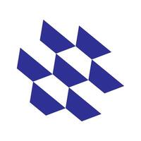 Abstract bee hive hexagon with blue space background vector
