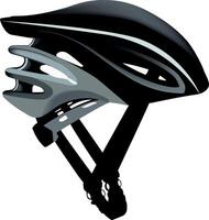 A helmet for cycling on a white background vector