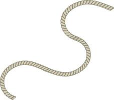 A rope with a loop on it vector