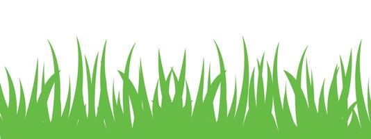 Grass illustrations in flat style. Grass illustration isolated on white background vector