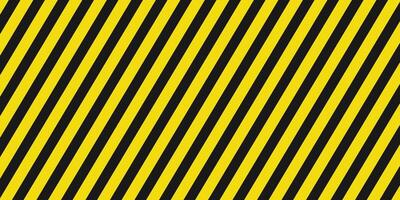Black and yellow line striped caution warning background. vector