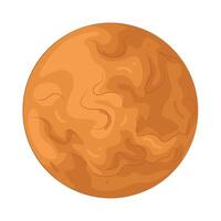 Illustration of a mars vector