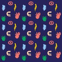 Abstract repeated pattern background fabric textile design backdrop paper print art editable vector
