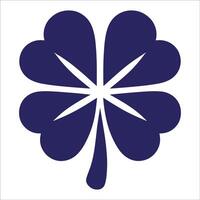 Luck four leaf clover icon set. Green shamrock, cloverleaf, luck, clover symbols. Leafs vector