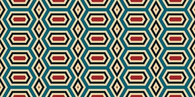 abstract hexagon pattern baclground vector