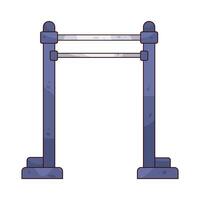 pull up bar vector
